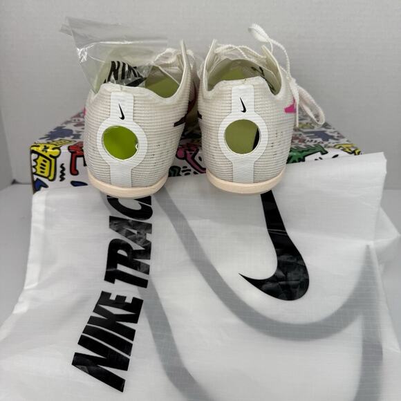 NEW Nike Men's Zoom Mamba 6 Sail Pink Track & Field Spikes DR2733-101 Size 10.5 - Picture 7 of 10